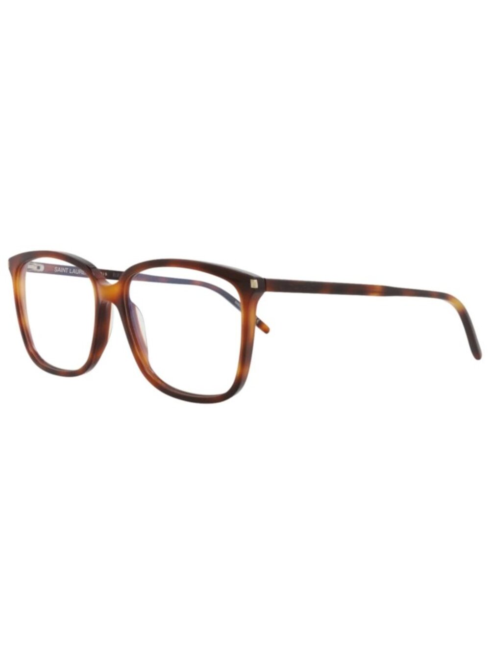 New Saint Laurent Women's Eyeglasses Round Oval Acetate Frame Havana Havana